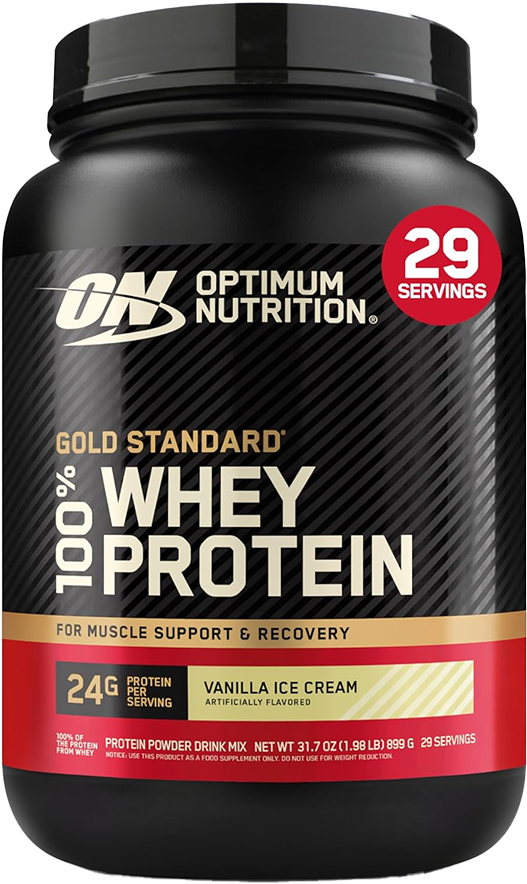 Proteína Gold Standard, sabor a vainilla (1.98 libras)