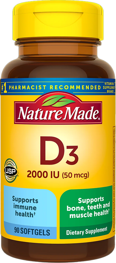Vitamina D3 200 IU 50 mcg (90 tabletas)