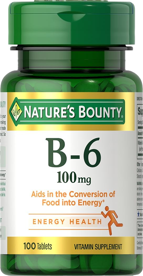 Vitamina B6 100 mg (100 tabletas)