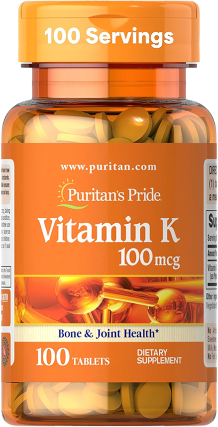 Vitamina K 100 mcg (100 tabletas)