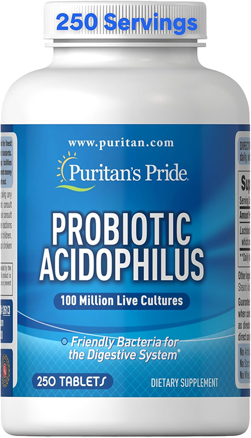 Probiótico Acidophilus (250 cápsulas)