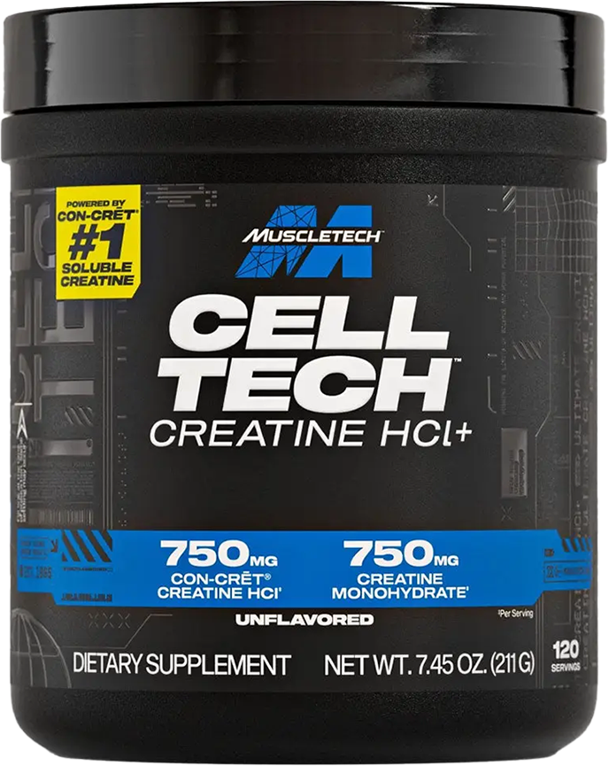 Creatina HCL + Monohidratada (120 servicios)
